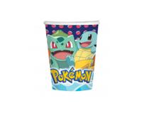 8 Gobelets En Carton Pokémon 250 Ml Taille Unique Multicolore