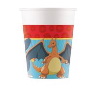8 Gobelets en carton Pokémon Next Generation 200ml - Bleu
