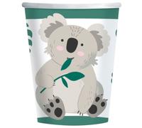 8 Gobelets en Papier Koala 250ml