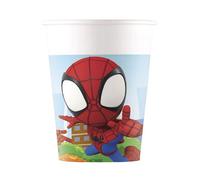8 Gobelets Spidey et ses amis 200 ml