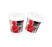 8 Gobelets Star Wars 8 The Last Jedi 20 Cl Taille Unique Rouge