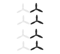 8 hélices de rechange pour drone Parrot Bebop 2 (noir et blanc)