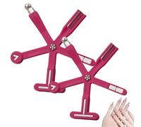 8 In 1 Cat Eye Magnet - Multiple Stunning Cat Eye Designs, 8 in 1 Magnetic Nail Art Tool Kit for Quick Cat-Eye Galaxy Nail Art (Pink * 2)