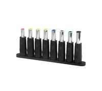 8-in-1 DC power jack female adapter Connectors 5.5 * 2.1mm to 3.5 4.0 4.8 5.5 5.2 6.3 6.0 Male Tips adaptor