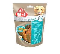 8in1 Fillet Pro Dental Friandises pour chiens adultes et seniors de grandes races - Pour une haleine fraîche - Au poulet - 80g