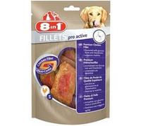 8in1 Fillet Pro Active Friandises pour chiens adultes et seniors de grandes races - Renforce la mobilité - Au poulet - 80g