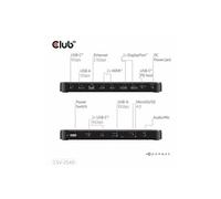 8-in-1 - Station d'accueil - pour ordinateur de bureau, ordinateur portable - USB-C - HDMI, DP - 1GbE