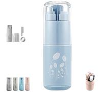 8 in 1 Toiletry Set, 8-in-1 Toiletry Set for Minimalist & Organized Travel, Portable Travel Toiletry Storage Kit, Waterproof Toiletry Organizer, for Home Life and Camping Trips (Blue,5-Piece Set)