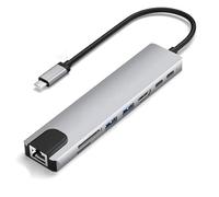 8 in 1 USB-C hub + card reader
