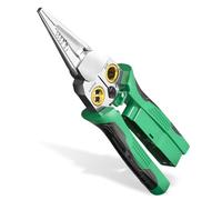 8 in 1 Wire Stripping Pliers with Voltage Tester, Multi-function Wire Stripper Electrician's Pliers, Electric Wire Stripping Tool, Electrician Repair Tool (Green)