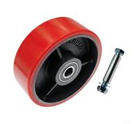 8 Inch Replacement Wheel for pour american Trailer Jack Black(6In Iron-Core Wheel)