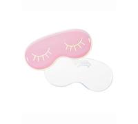 8 Invitations Pyjama Party en Forme de Masque - Rose
