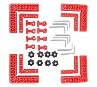 8 jeux de pinces d ' angle pour menuiserie Pince à angle droit de 90 degrés pour un positionnement précis et une stabilité pour les projets d ' artisanat outils de fabrication de modèles