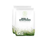 8 kg de graines de gazon Sport & Spiel à germination rapide 160 m², robuste, vert luxuriant, idéal pour les nouvelles semis et les semis, semences de gazon printemps (8 kg)