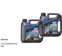 8 L Liqui Moly Huile Moteur Moto 4 Temps 20W-50 Street API SN PLUS JASO MA2