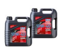 8 L Liqui Moly Huile moteur Motorrad 4T Synth 10W-40 Street Race API SN PLUS