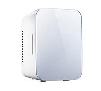 8 L Mini Réfrigérateur Beauté Réfrigérateur Cosmétique Portable Panneau De Verre Chauffe-Aliments Et Refroidisseur De Boissons Utilisé pour Les Maisons, Les Voitures, Les Bars Compatibilité AC + DC (