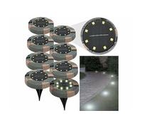 Lunartec 8 lampes de sol solaires à LED