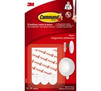 8 Languettes 3M Command repositionnables moyennes 1,3 kg