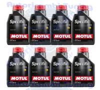 8 Litres D'Huile Moteur Auto Motul Spécifique 2010 0W20 ACEA C5 PSA B71 2010