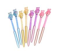 8-Love Bear Twist Stylo à bille brillant et mignon Noir