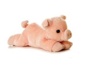 8 Mini Flopsie Percy Pig Toy Soft Toy Rose G