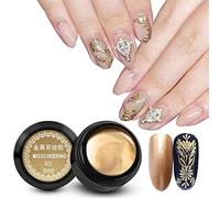 8 ml/Bouteille Nail Gel Peint Métallique Nail UV Vernis Laque Métal Colle Nail Photothérapie Nail Colle Or Argent Miroir Crochet Ligne Peint Colle Pou La DéCoration D'Art D'Ongle