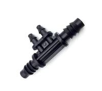 8 mm 1/4" Micro Irrigation Goutte à Goutte à barbillon Tee Quatre façons Micro Jardin pelouse Irrigation en Plastique 100 Pcs