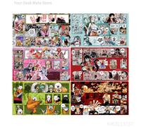 8 modèles de tapis de combat de cartes One Piece DIY Uta Ace Luffy OPCG Doflamingo Yamato, jeu de société pour un joueur, tapis de combat de cartes 3