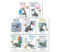 小猫莫格8册 Mog and the baby 英文原版绘本 老虎来喝下午茶同作者Judith Ke