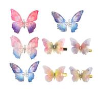 8 Morceaux D'Accessoires De Cheveux De Papillon, Épingles À Cheveux Colorées Pour Enfants, Accessoires De Coiffure, Coiffes De Mariage, Accessoires De Coiffure.