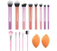 8 Morceaux De Pinceau De Beauté, 2 Morceaux Poudre Pouffle, 5 Morceaux De Pinceau Pour Les Yeux, Vi -Make -Up -Up Brush, Commodité De Voyage -Up-Up Brush, Beauté Et Outils De Beauté