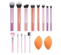8 Morceaux De Pinceau De Beauté, 2 Morceaux Poudre Pouffle, 5 Morceaux De Pinceau Pour Les Yeux, Visage-Make -Up -Up Brush, Commodité De Voyage -Up-Up Brush, Beauté Et Outils De Beauté