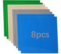 8 Multicolore Base Lego Classic Compatible La Plaque de Base, Jeu de Construction, Jeux créatifs, Jouets éducatifs,25,5 x 25,5 cm