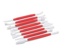 8 outils modelage pâte à sucre 16cm - générique p02067 Blanc G