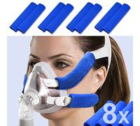 8 Pack CPAP Headgear Strap Covers, Universal and Reusable CPAP Strap Covers, Soft-Fleece Strap Pads, Reduce Red Marks & No...