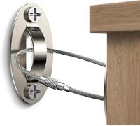 8 Pack Furniture Anchors Anti Tip Protect Babies,400lbs Furniture Wall Anchors Keep Child Safety,Earthquake Resistant Straps For