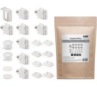 8 Pack Magnetic Paper Locks Child Safety Magnetic Cabinet Drawer Safety Stick On Baby Child Safety First Choice Equipment