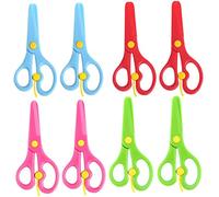 8 Pack Preschool Training Ciseaux Kids Plastic Playhough Ciseaux Childrens Toddler Safety Art Art artisanal