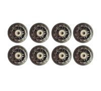 8 Pack Roues de Skate en Ligne 82A w/Roulements 72MM, Roues à Bagages, Remplacement des Roues de Meubles pour Le Remplacement des Roues de Patin à roulettes, Roues de Patin à roulettes