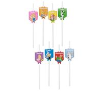 Chaks 8 Pailles en Carton Astérix - Multicolore