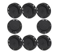 8 Paires Bouton Magnétique Rond Noir 22mm, Fermoir de Couture, Lot