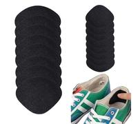 8 Paires Coussinets Réparation Talon, Réparation de trous de chaussures, Patchs Talon Auto-Adhésif, patch chaussure trou, pour baskets et chaussures de ville (noir)