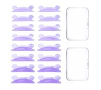8 Paires De Tampons De Cils En Silicone, Accessoires De Combustion De Cils, Fournitures De Beauté Des Cils, Coussinets De Levage De Cils.