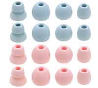8 Paires Embouts d'écouteurs Bluetooth en Silicone Compatible avec Powerbeats Pro Entièrement sans Fil écouteurs Accessoires de Remplacement, Rose et Bleu