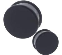 (8 paires ou 1 paire) 8 g 3 mm à 1 3/16 30 mm Calibre Double évasée Bouchons d'oreille en silicone Noir Blanc Bleu Rouge