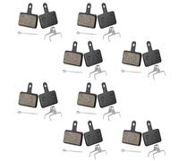 8 Paires Plaquettes Frein Vélo Compatibles avec Shimano, Plaquettes Frein Vélo Plaquettes Frein à Disque Vélo Accessoires Vélo pour Mt200 M525 M515 T615 T675 M505 M495 M486 M485