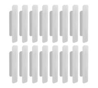 8 Paires Poignée Adhésive en Plastique sans Perçage | Fixation Instantanée, Finition Laquée Lisse, Design Moderne, pour Tiroirs, Armoires, Rénovation Domestique et Lieux Publics