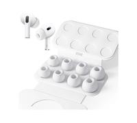 8 Pairs Silicone Ear Tips for Pro Wireless Earbuds with Noise Reduction Holes, Non-Slip Soft Silicone, Easy to Carry and Replace