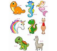 8 patchs basique sérigraphiés pour le repassage - Réf. 560-8